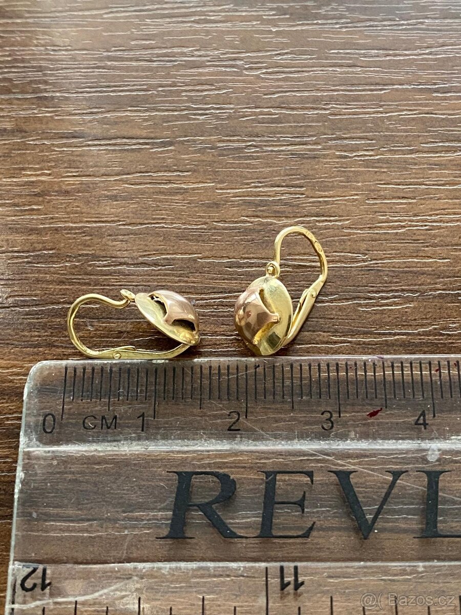 Zlaté dětské náušnice - 5