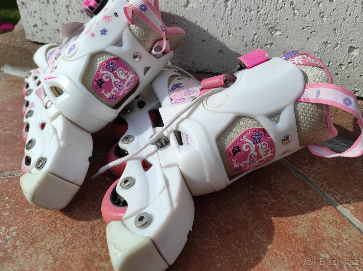 WORKER Diane vel. 27-30 dívčí kolečkové brusle - 5