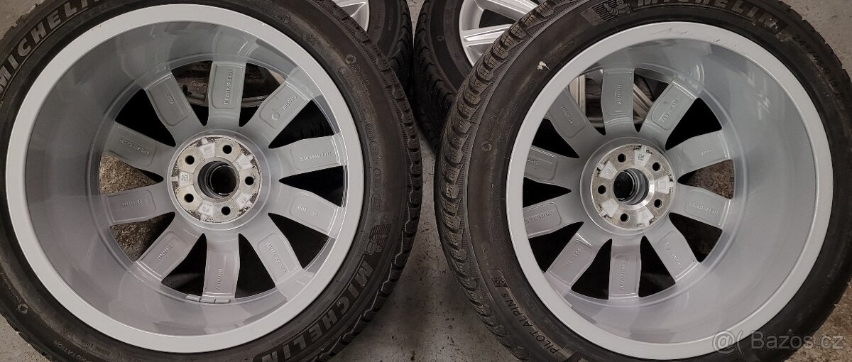 Audi A6:C8,C7, 19' alu disky,zimní pneu Michelin - 5