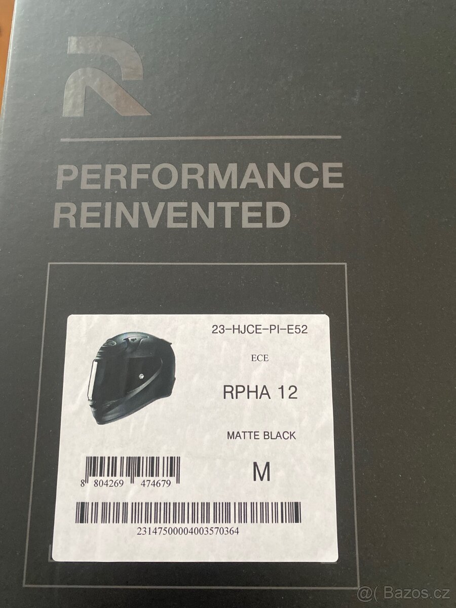 přilba HJC RPHA 12 black mat vel.M - 5