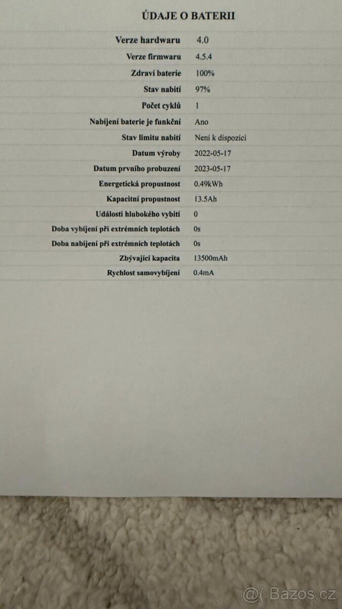 Specialized baterie M2, M3 500 Wh - 5