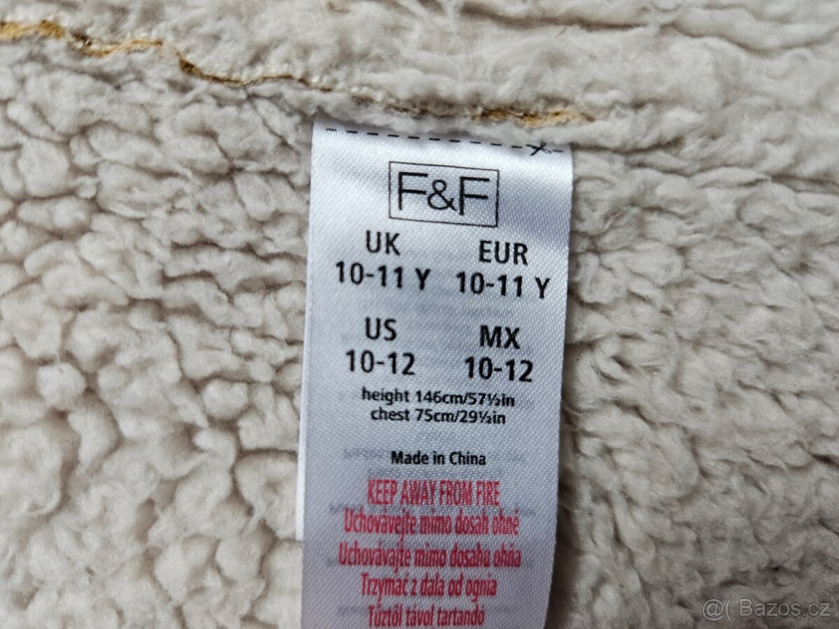 Dětská zateplená vesta, vel. 146 - 5