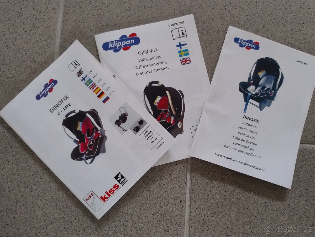 Autosedačka vajíčko klippan dinofix - 5