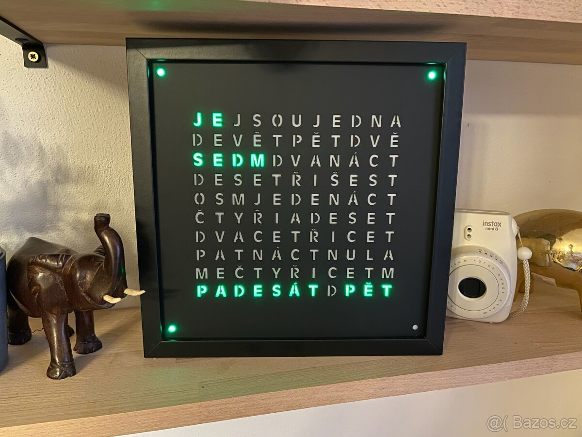 Slovní hodiny (word clock) - 5