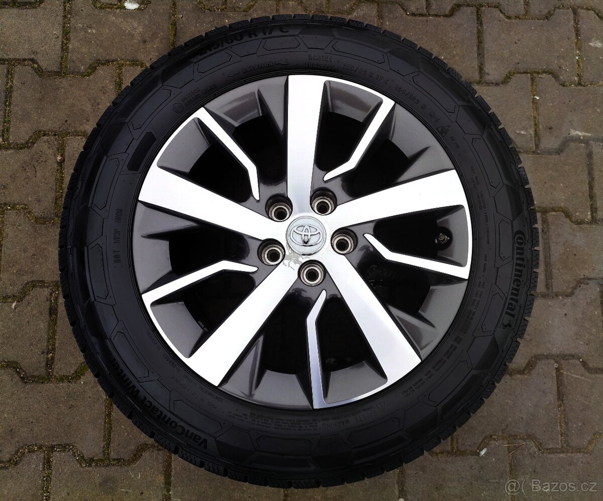 Alu kola originál Toyota Proace 5x108 R17 ZIMNÍ SADA - 5