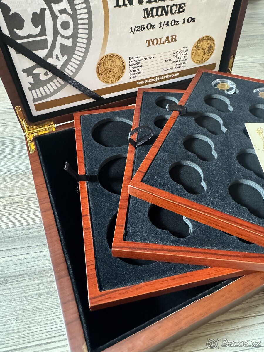 Etue pro zlaté mince TOLAR 1/25oz 1oz - 5