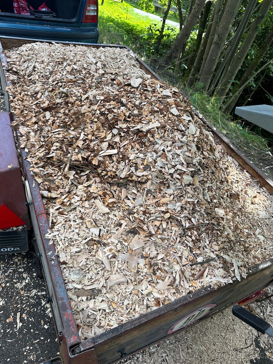 Dřevní štěpky-listnaté dřevo - 5