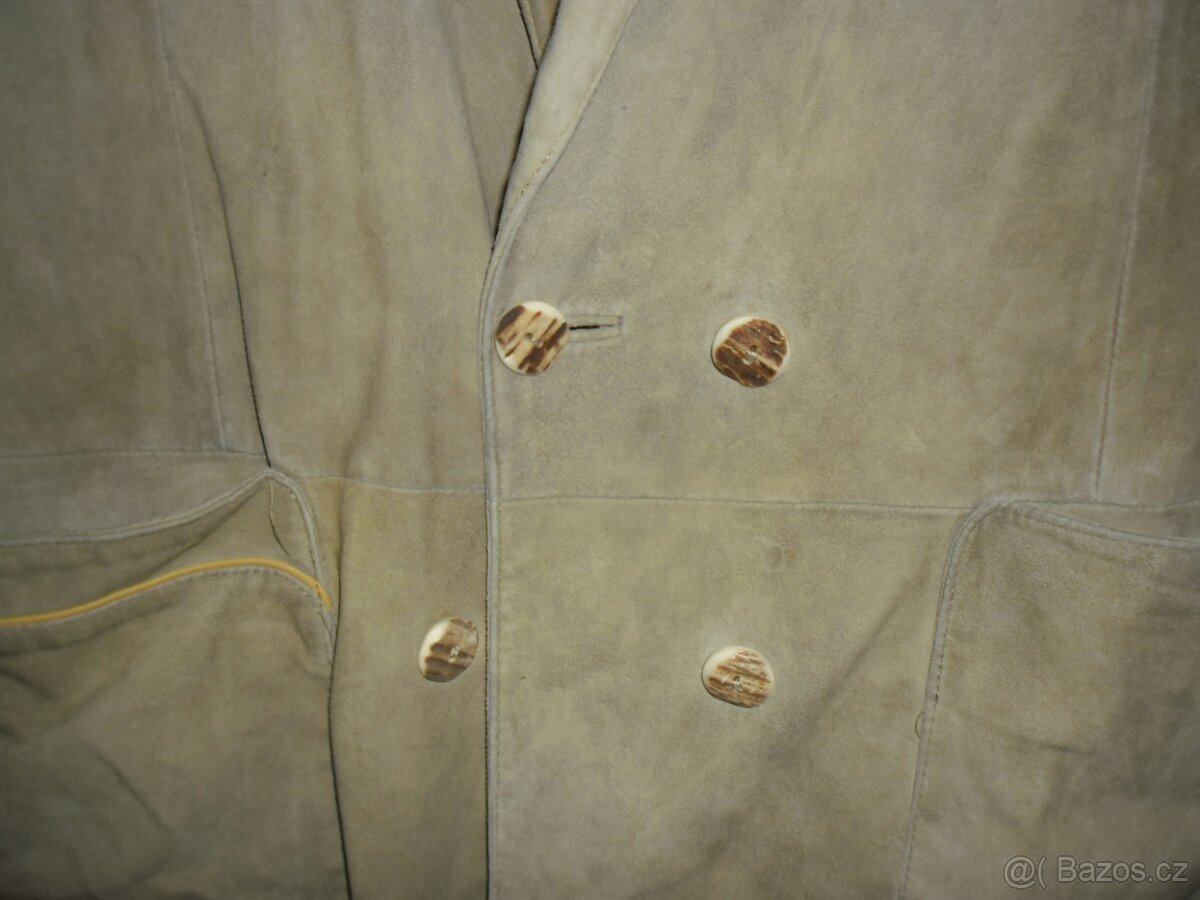 Myslivecké kožené sako Rakouské výroby - 5