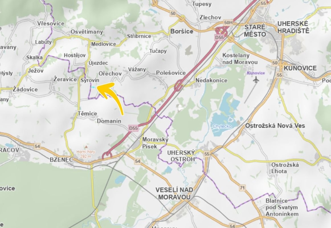 Prodej louky v k.ú. Ořechov u Uherského Hradiště, Újezdec u - 5