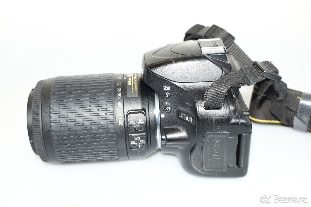 Nikon D5100 + 55-200 VR | 2× baterie, nabíječka, SD karta - 5