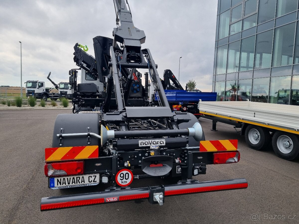 IVECO EUROCARGO 180E28 RUKA HIAB 158 + NOSIČ KONTEJNERU 10T - 5