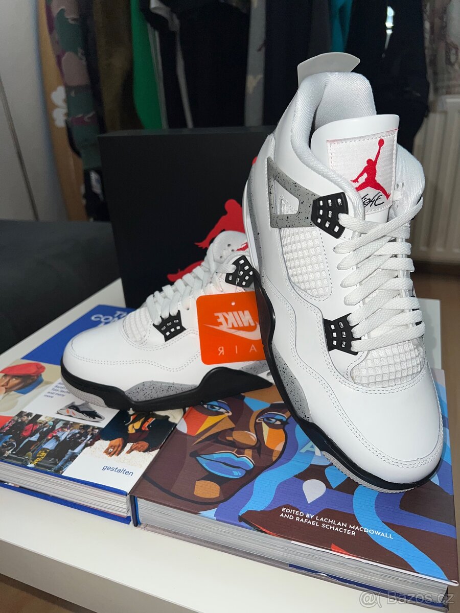 Nike jordan 4 retro white cement 2025 - 5