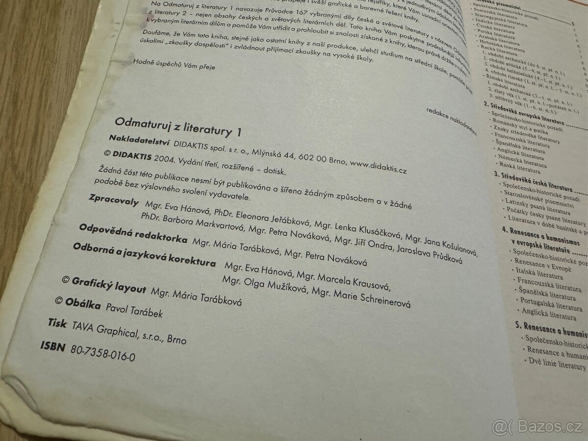 ODMATURUJ z Literatury 1 - 5