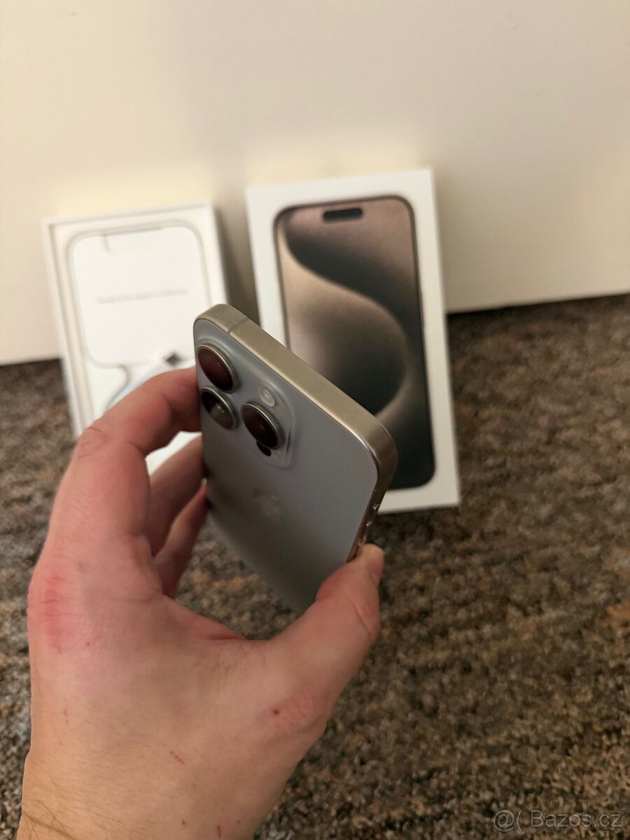 Apple iPhone 15 Pro 512gb Natural Titan. TOP STAV - 5
