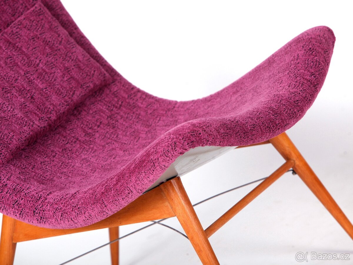 Designová skeletová retro křesla M. Navrátil - 5