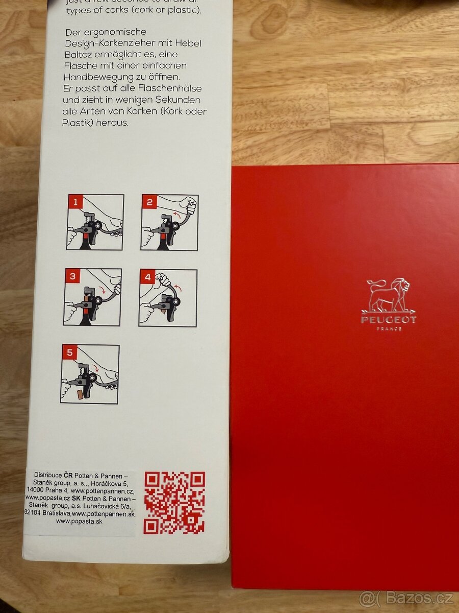 Otvírák na víno PEUGEOT Baltaz - 5