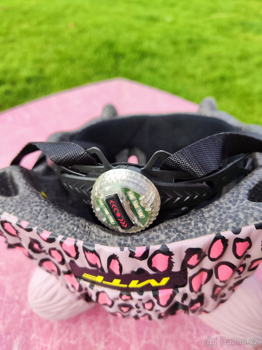 Dětská přilba MTF Pink Leopard 49-55 - 5