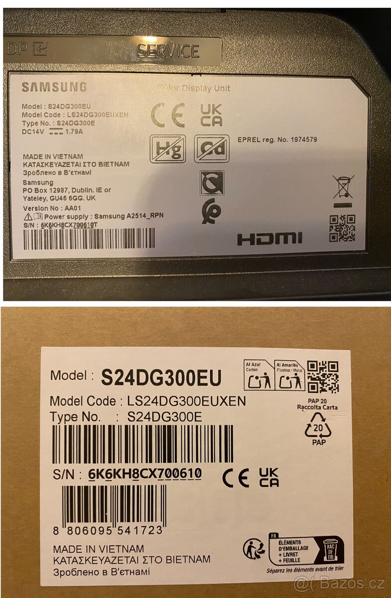 Herní monitor 24" Samsung Odyssey G30D - 5