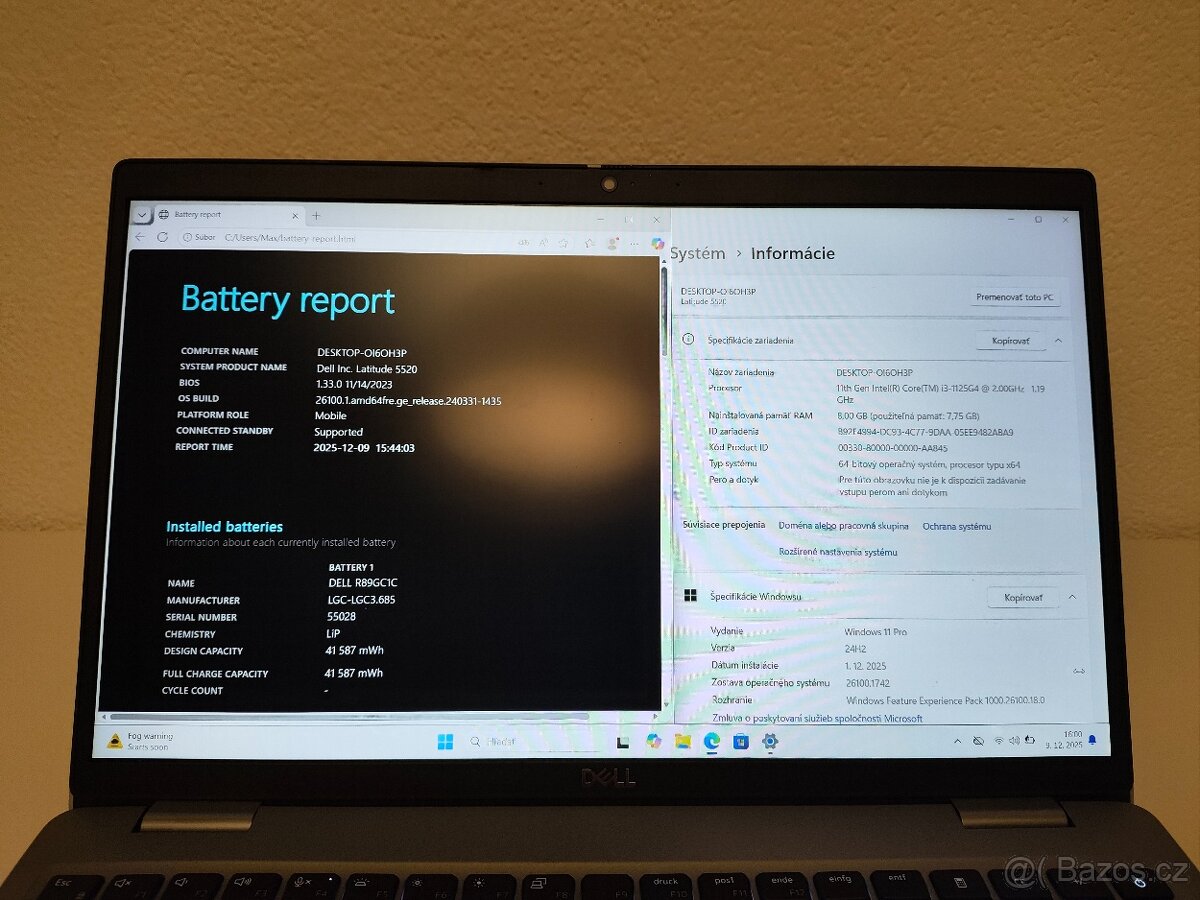Dell Latitude 5520 i3-1125G4 | 8 GB RAM | 256 GB SSD | 15.6 - 5