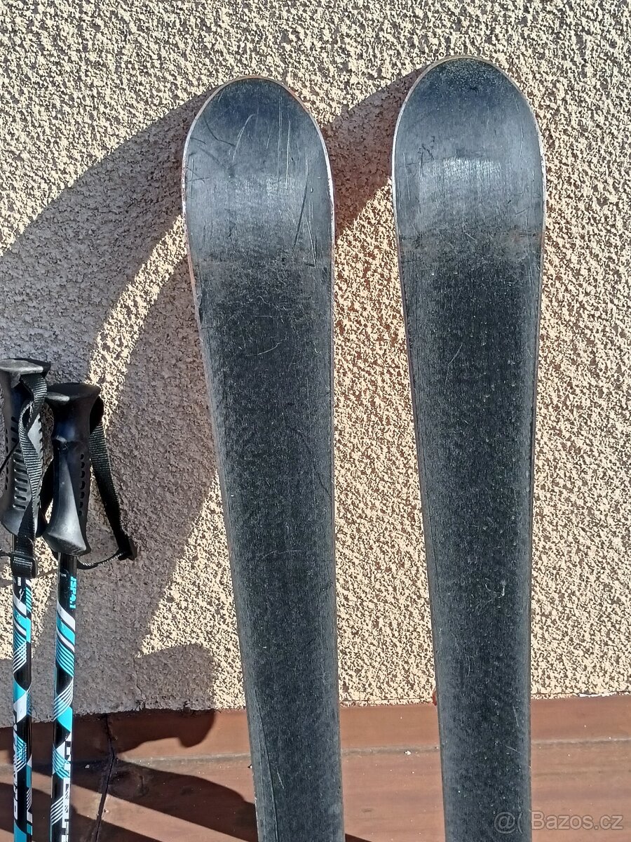 Dětské lyže Rossignol 110 cm, boty, hůlky - 5