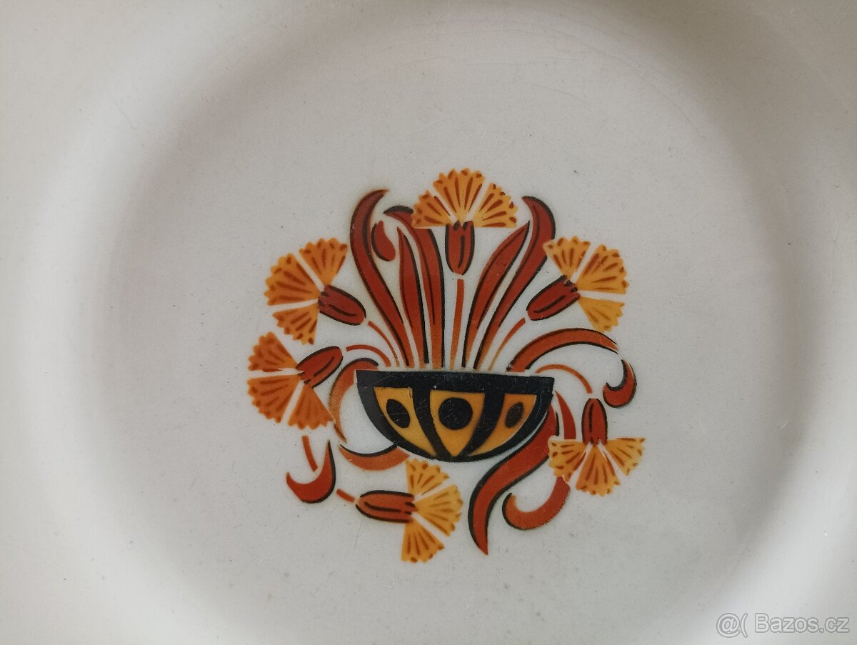 SOUPRAVA ART DECO TALÍŘŮ CREIL ET MONTEREAU FRANCIE - 5