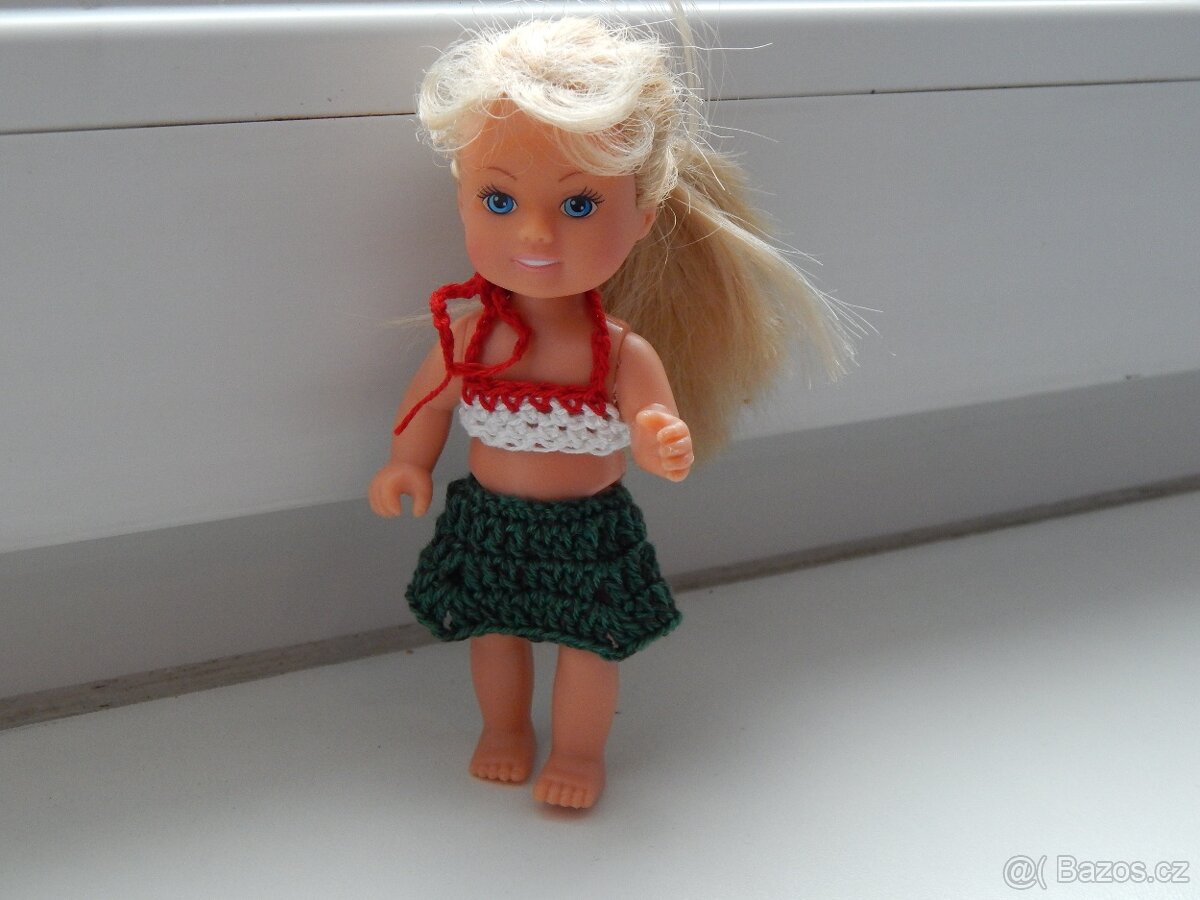 Ruční práce háčkované šatečky pro Evičku - Barbie - 5