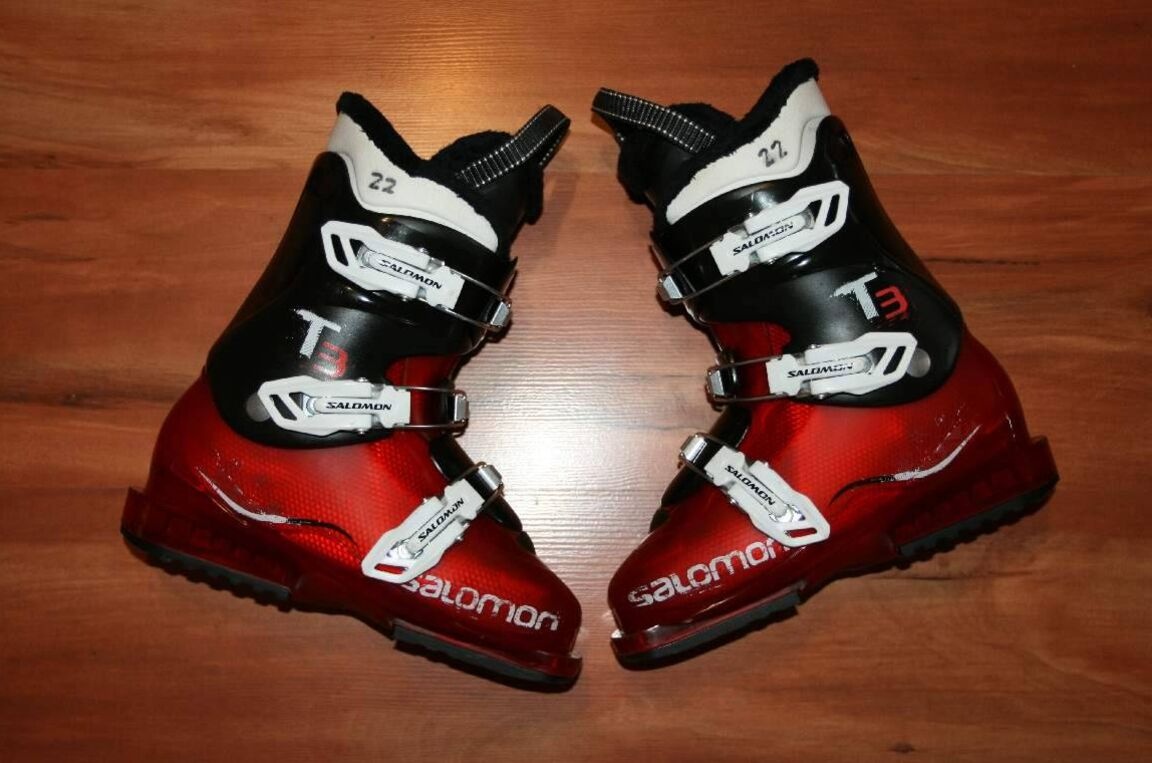 lyže dynamic 110 cm , lyžaky Salomon - 5