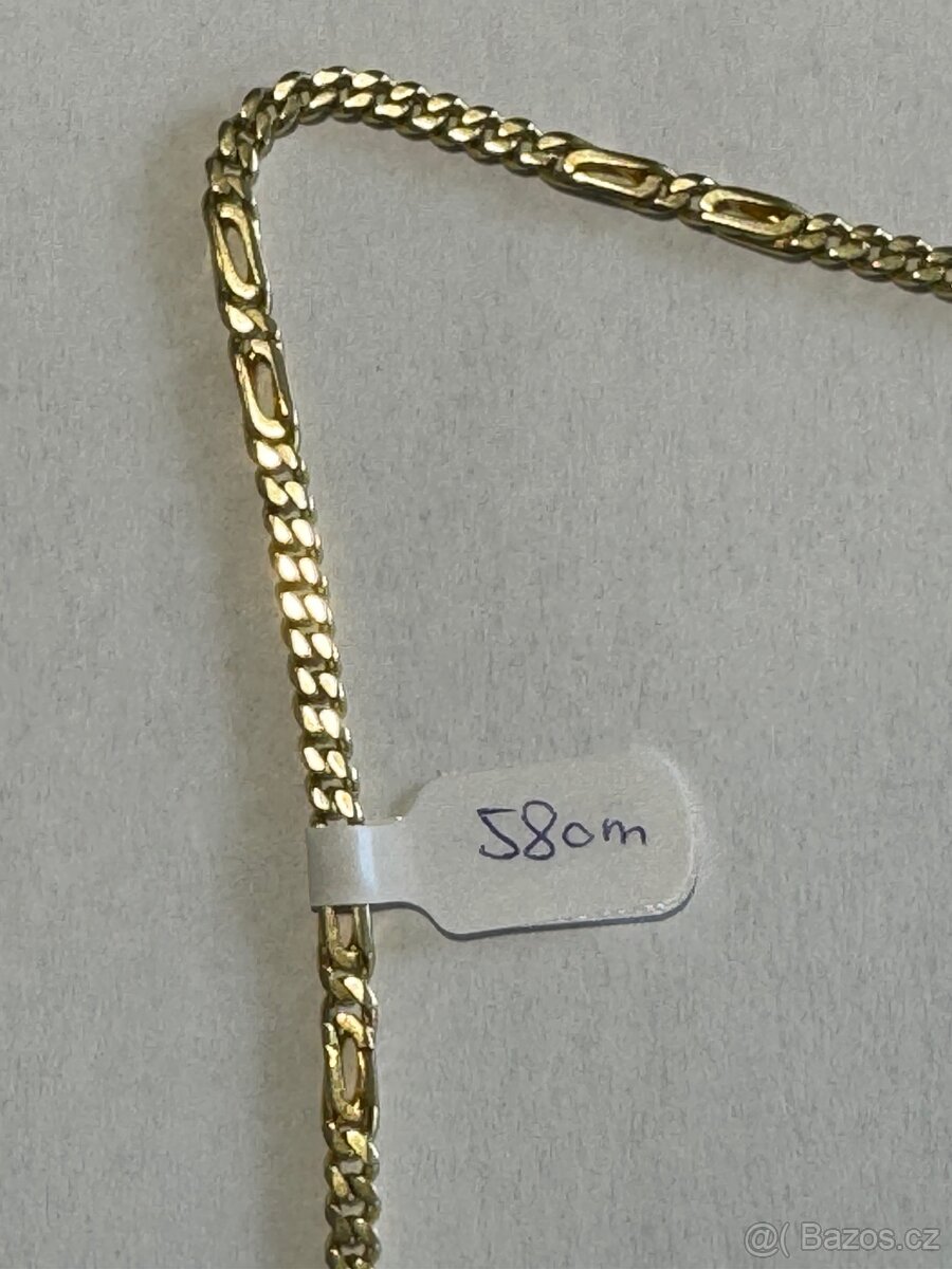 Zlatý řetěz 20,20 gr. 56 cm - 5