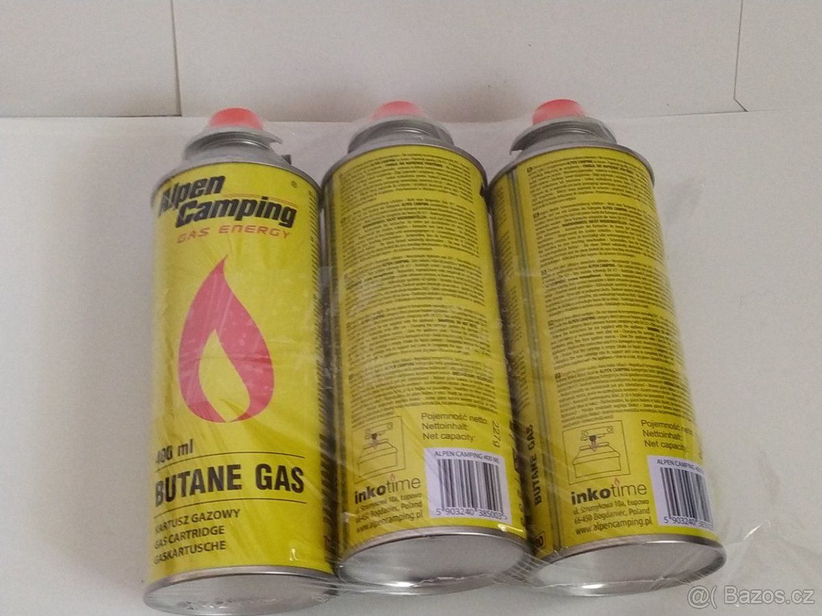 Plynový hořák + 3 kartuše sada - 5