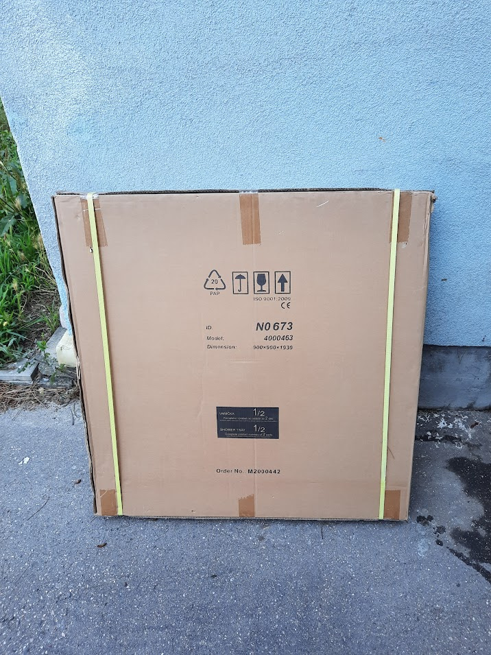 Sprchová vanička samonosná AVILES 89x89cm - 5