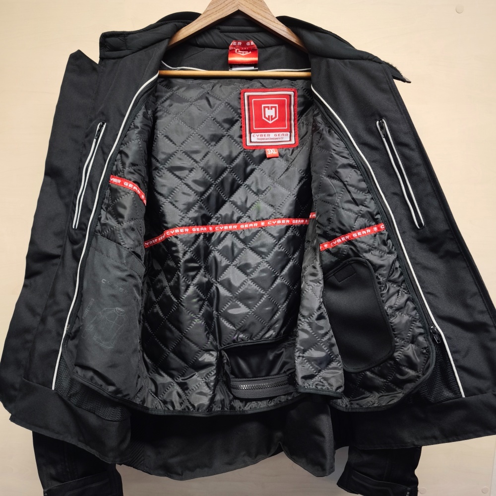 Moto bunda CYBER GEAR DELTA, černá 3XL - 5