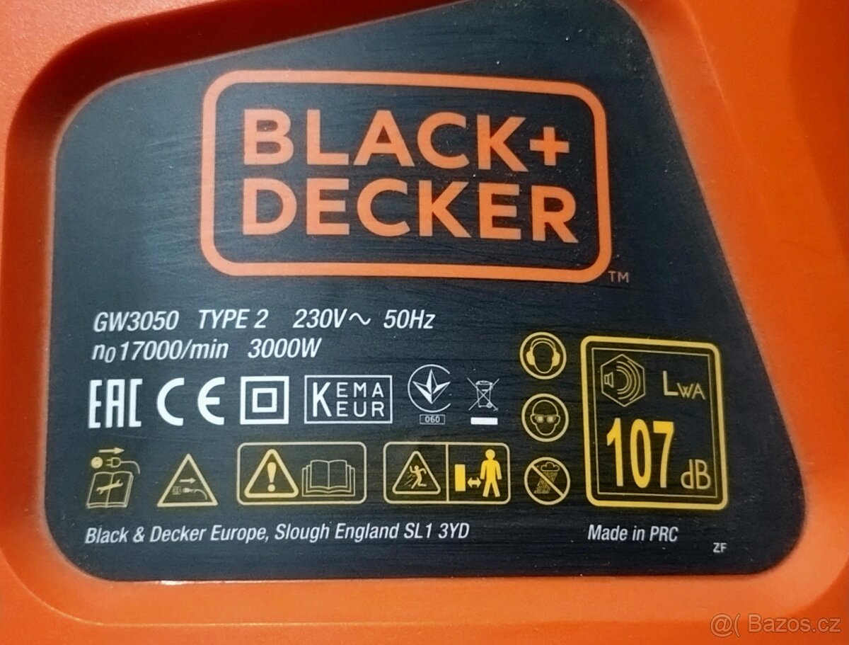 Zahradní vysavač/fukar na listí Black Decker GW3050 - 5