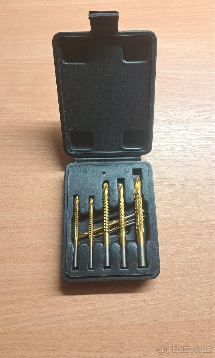 Sada frézovacích vrtáků HSS 8 kusů - 5