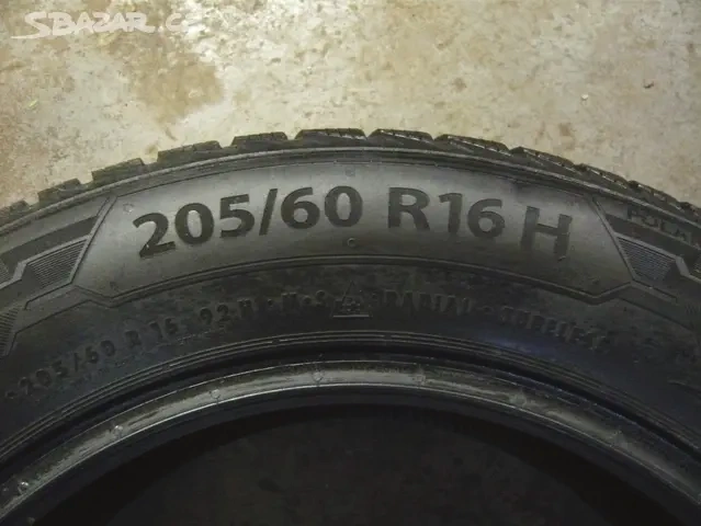 Zimní pneu 205/60/16, 205-60-16, 205 60 16. - - 5