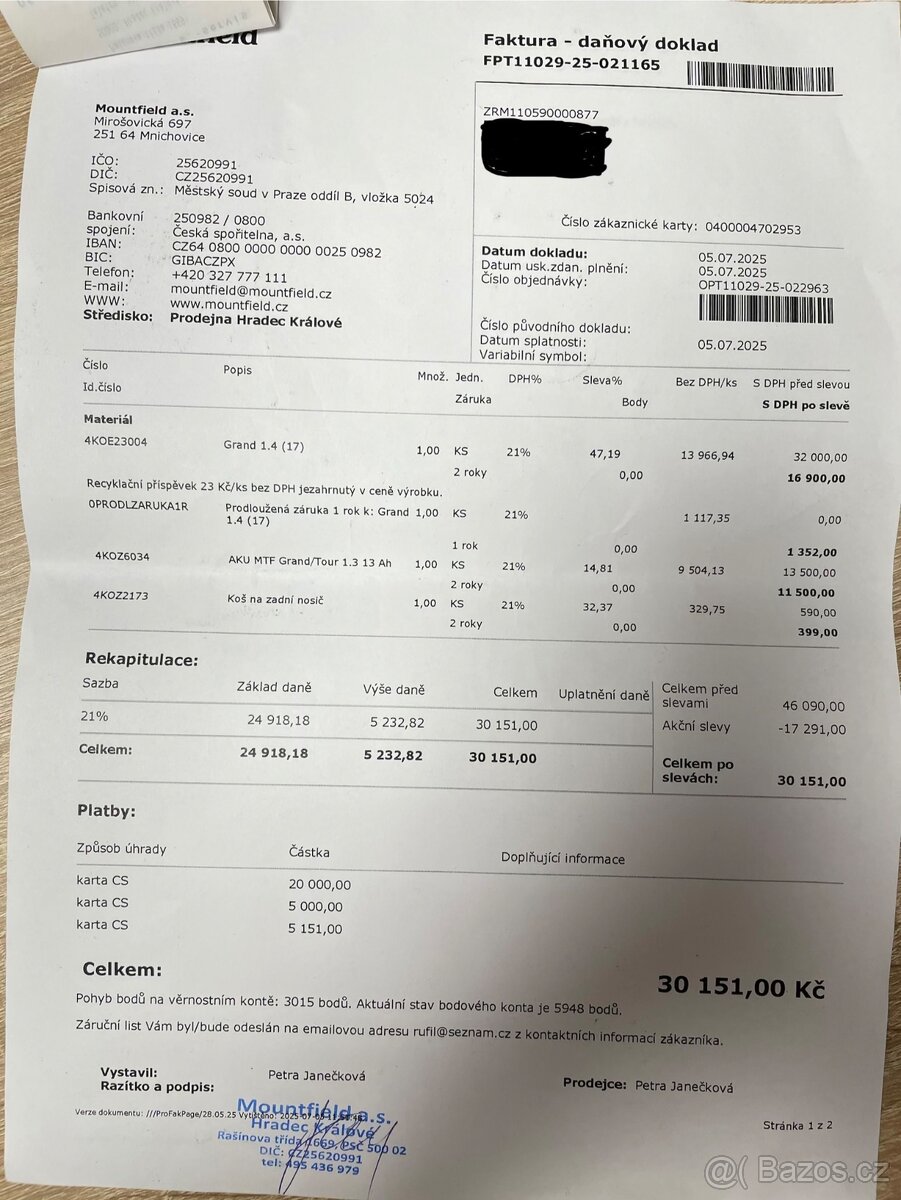 Nové Elektrokolo MTF - 5