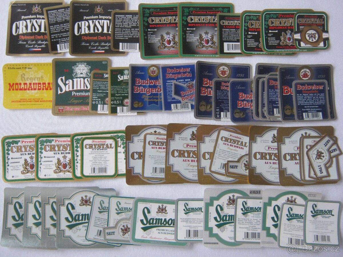 sbírka pivní etikety pivovar SAMSON Č. Budějovice 336ks - 5