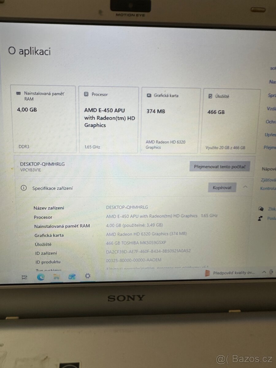 Sony VAIO 11,6" - 5