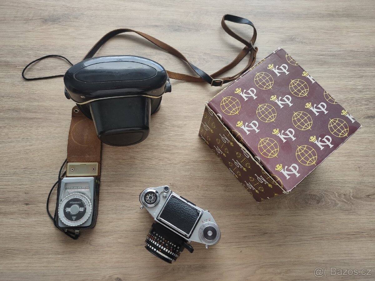 EXA Ia zrcadlovka + Meyer-Optik Oreston 50/1.8 + expozimetr - 5