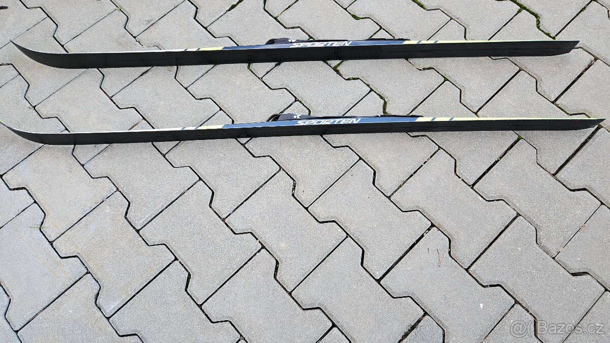 Dětské běžky 130 cm a boty vel.34 - 5