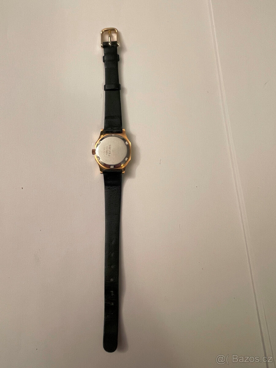 Damské hodinky Ricoh, kožený pásek, nova baterka, plně funkč - 5