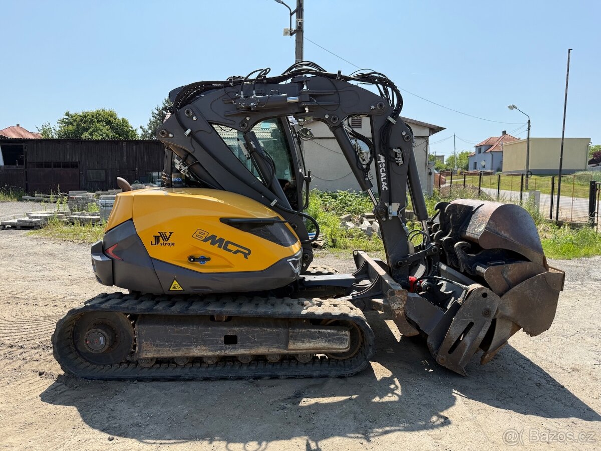 MECALAC 8MCR , 2780 Mth, klima, velmi dobrý stav - 5