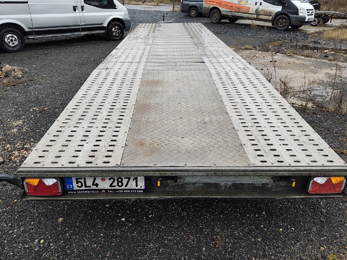 Dvouplato - Autopřepravník na 2 auta - 3 osa - - 5
