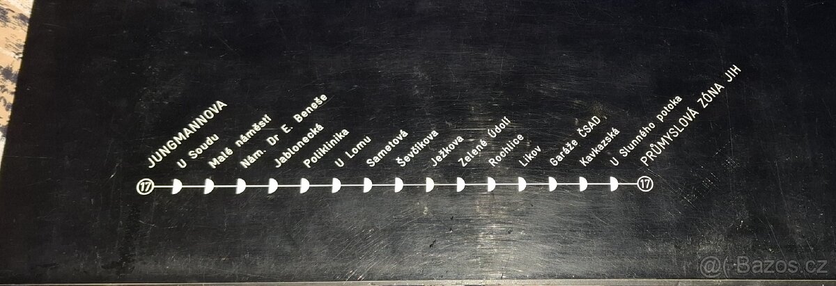 Cedule z autobusu - Liberec - 5