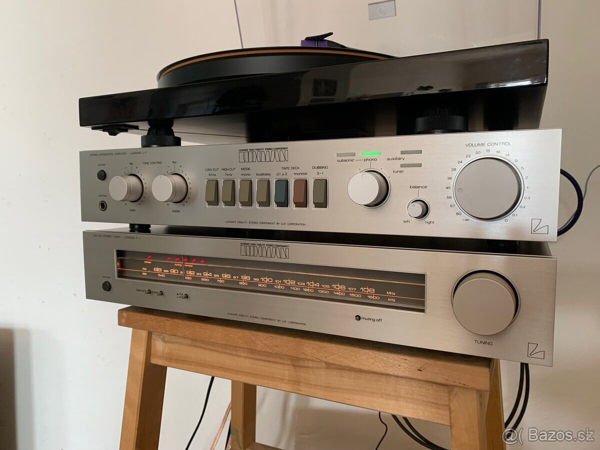 Luxman Integrated Amplifier L-1 a tuner T1 - 5