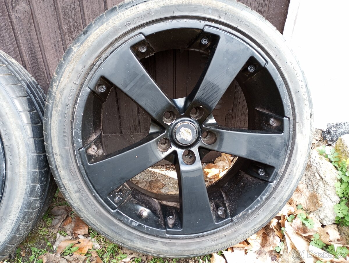 Al kola 5x112 R18 letní pneu - 5