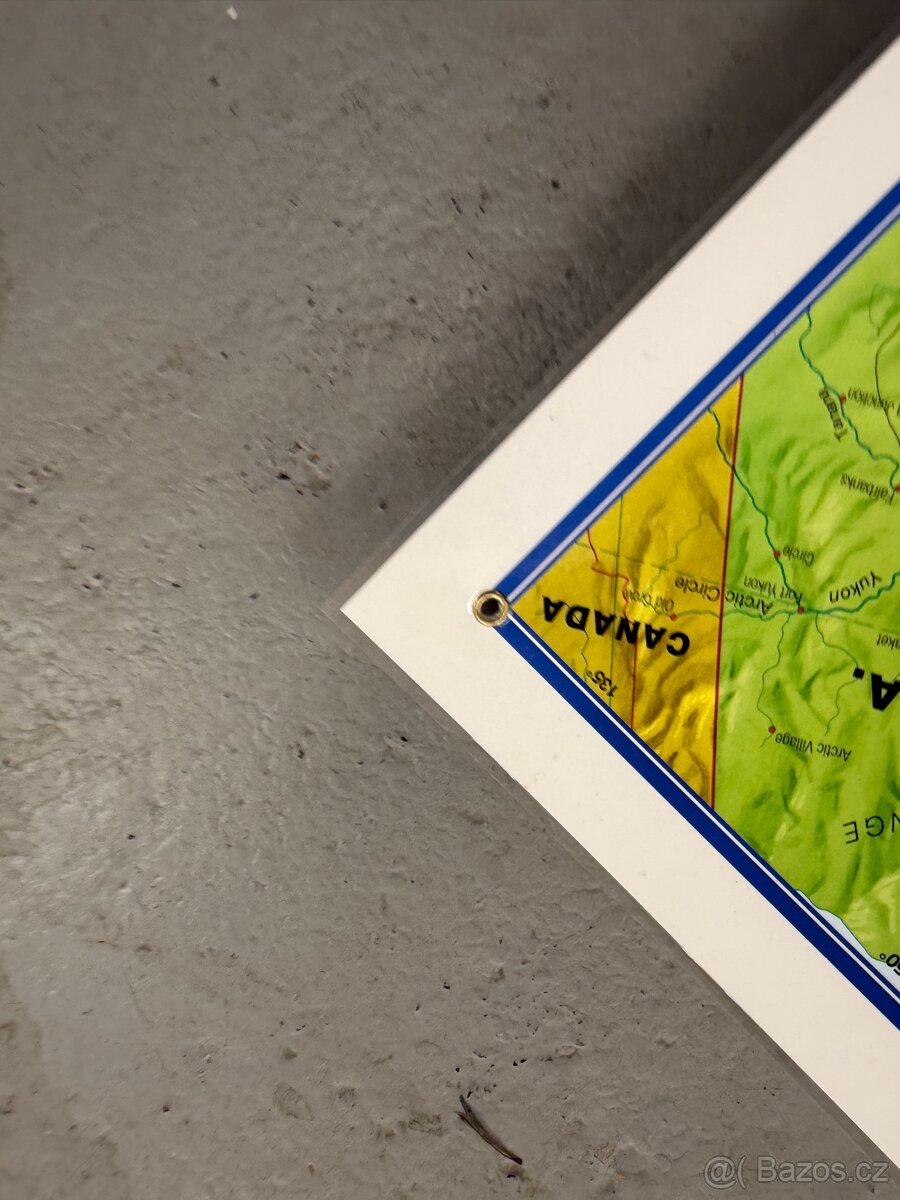 Mapa OBŘÍ SVĚT POLITICKÝ - 5