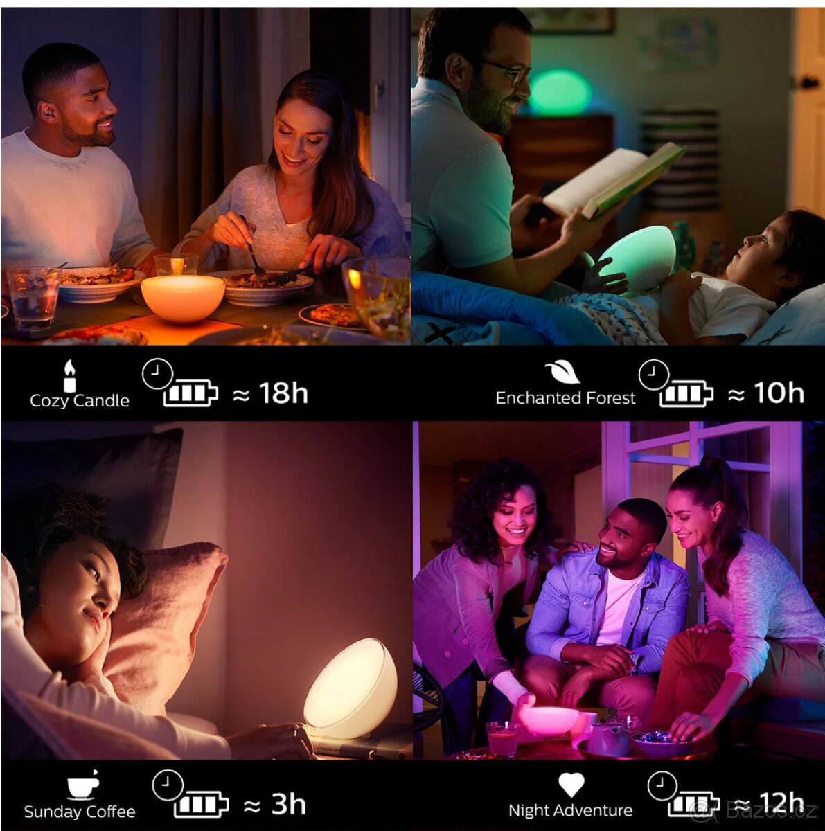 Philips Hue RGB set 3 světel - 5