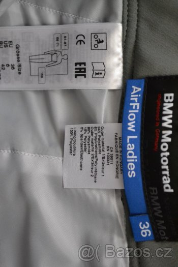 BMW AIRFLOW dámské motocyklové kalhoty vel.36 - 5