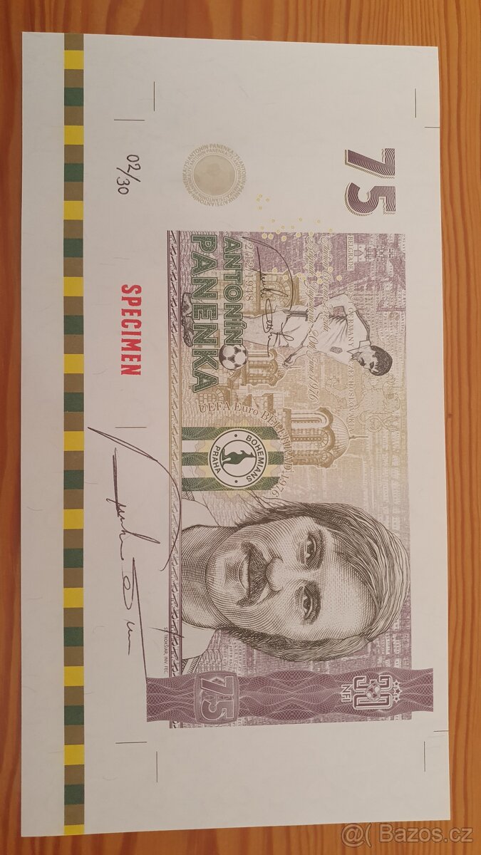 Antonin Panenka set 5 kusů z archu - 5