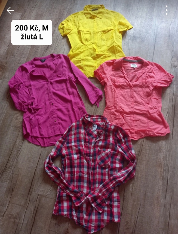 Sady oblečení- dámské i pánské vel. M - 5
